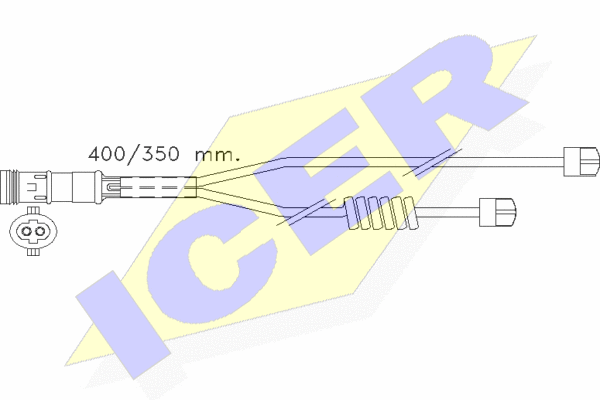 Senzor de avertizare,uzura placute de frana 610338 E C ICER
